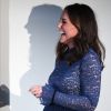 Kate Middleton, enceinte, à l'inauguration des nouveaux locaux de l'association Place2Be à Londres le 7 mars 2018.