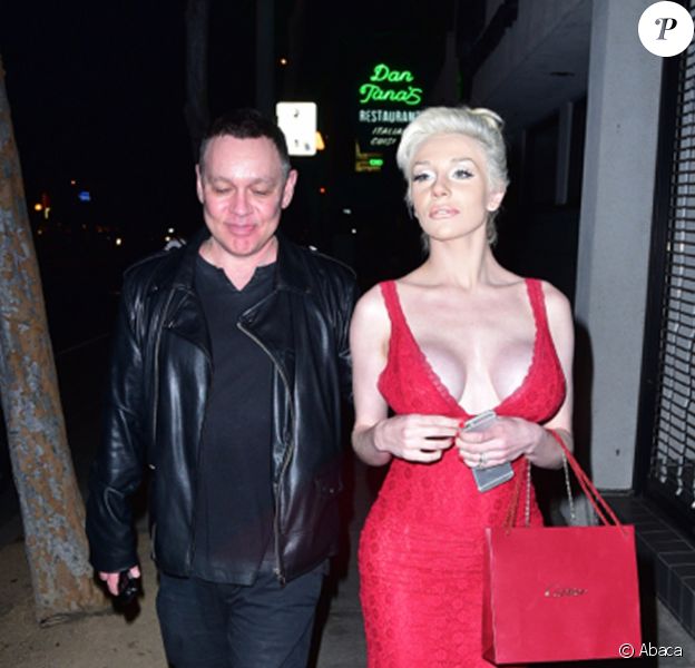 Doug Hutchison et Courtney Stodden à West Hollywood. Février 2016.