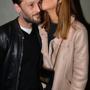 Nicolas Duvauchelle et sa compagne, le mannequin Anouchka Alsif - Célébrités pendant les concert du groupe Suprême NTM à l'AccorHotels Arena à Paris, France, les 8, 9 et 10 mars 2018. © Veeren/Bestimage