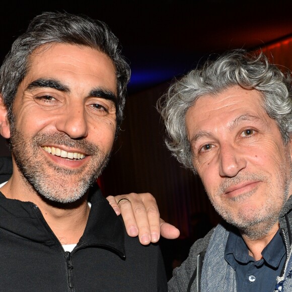 Ary Abittan et Alain Chabat - Célébrités pendant les concert du groupe Suprême NTM à l'AccorHotels Arena à Paris, France, les 8, 9 et 10 mars 2018. © Veeren/Bestimage