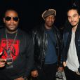 Lord Kossity, Oxmo Puccino et Kim Chapiron - Célébrités pendant les concert du groupe Suprême NTM à l'AccorHotels Arena à Paris, France, les 8, 9 et 10 mars 2018. © Veeren/Bestimage10/03/2018 - Paris