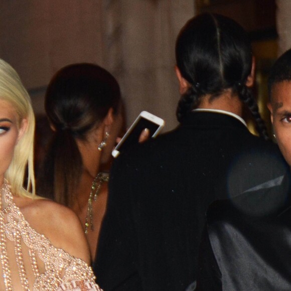 Kylie Jenner et Tyga - Célébrités arrivant à la fashion week de New York le 9 septembre 2016.