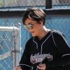 Kris Jenner - Exclusif - La famille Kardashian se retrouve pour une partie de softball entre amis à Calabasas, le 8 mars 2018