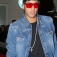 Neymar Jr. sort du nightclub "Tape" à Londres, le 19 septembre 2017.