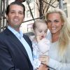 Donald Trump Jr. et sa femme Vanessa avec leur fille Chloe à New York. Le 19 avril 2016