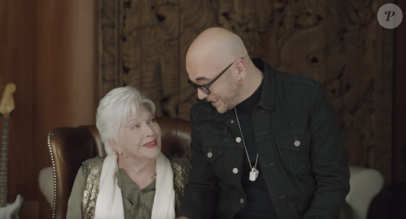 Line Renaud et Pascal Obispo dans le clip "Sa raison d'être 2018" pour Sidaction.