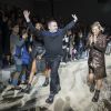 Kim Jones, Naomi Campbell et Kate Moss - Défilé de mode « Louis Vuitton » Automne-Hiver 2018 au Palais Royal à Paris. Le 18 janvier 2018 © Olivier Borde / Bestimage