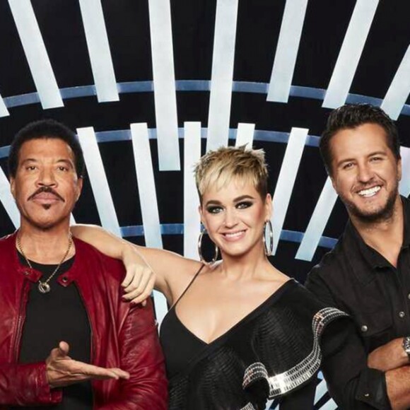 Luke Bryan, Katy Perry et Lionel Richie - Portrait officiel des juges de l'émission "American Idol".