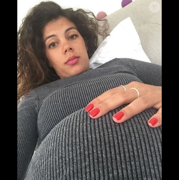 Noura El Shwekh, nostalgique de son ventre rond sur Instagram, mars 2018.