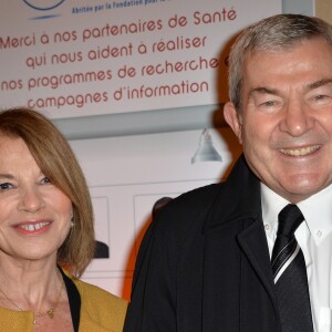 Nicole Calfan et Martin Lamotte - Le 10ème Gala de la Fondation du Rein au théâtre des Champs-Elysées à Paris, le 9 mars 2016. © Veeren/Bestimage