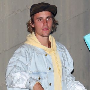Justin Bieber sort d'une messe à Los Angeles, le 21 mars 2018