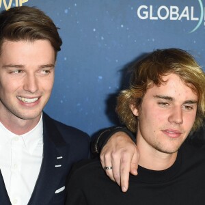 Patrick Schwarzenegger et Justin Bieber à l'avant-première du film "Midnight Sun" à Los Angeles le 15 mars 2018