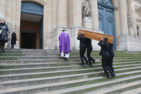 Obsèques de Geneviève Fontanel en l'église Saint-Roch à Paris le 22 mars 2018. © CVS/Bestimage23/03/2018 - Paris