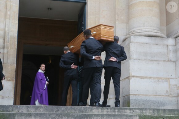 Obsèques de Geneviève Fontanel en l'église Saint-Roch à Paris le 22 mars 2018. © CVS/Bestimage
