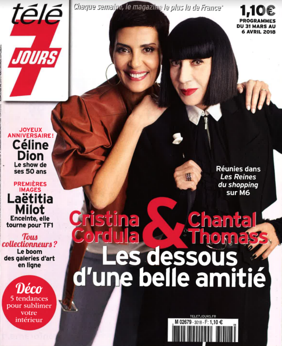 Magazine "Télé 7 Jours" en kiosques lundi 26 mars 2018.
