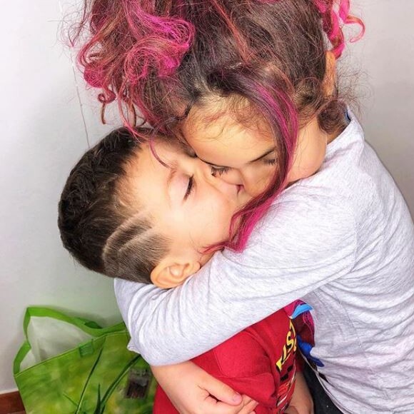 Menzo et Maëlla, les enfants d'Emilie Nef Naf - Instagram