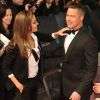 Brad Pitt et Angelina Jolie au BAFTA Awards à Londres. Le 16 février 2014