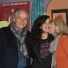 Exclusif - Mélanie Doutey avec ses parents Alain Doutey et Arielle Sémenoff - Générale de la pièce "Douce Amère" au théâtre des Bouffes-Parisiens à Paris le 26 mars 2018. © Coadic Guirec/Bestimage (no web - No Blog pour suisse et Belgique)26/03/2018 - Paris