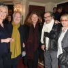 Exclusif - Evelyne Buyle, Bernard et Zana Murat, Gérard Hernandez et sa femme Micheline - Générale de la pièce "Douce Amère" au théâtre des Bouffes-Parisiens à Paris le 26 mars 2018. © Coadic Guirec/Bestimage  (no web - No Blog pour suisse et Belgique)26/03/2018 - Paris