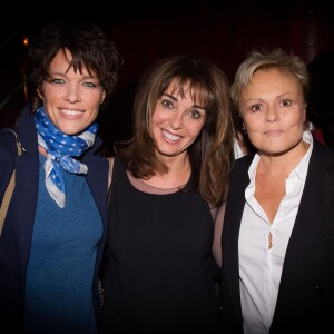 Anne Le Nen, Anna-Véronique El Baze et Muriel Robin - Cocktail pour le lancement du livre de Soad Bogdary "Merci Papa" en collaboration avec Anna-Véronique El Baze au Buddha Bar à Paris le 3 novembre 2014.