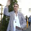 Celine Dion quitte l'hôtel Royal Monceau avec ses enfants et prend un jet privé au Bourget le 10 août 2017. Celine Dion and her children leaving Royal Monceau hotel and take a private plane at Le Bourget airport on august 10th 201710/08/2017 - Paris