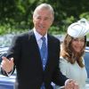 David Matthews et sa femme Jane au mariage de leur fils James Matthews et de Pippa Middleton le 20 mai 2017 à Englefield dans le Berkshire en Angleterre. David MAtthews a été mis en examen le 29 mars 2018 à Paris pour viol sur mineure, accusé par une nièce pour des faits remontant à 1998-1999.