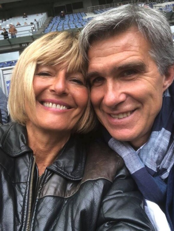 Annick de "L'amour est dans le pré" et son petit-ami Eric, Facebook, 2018