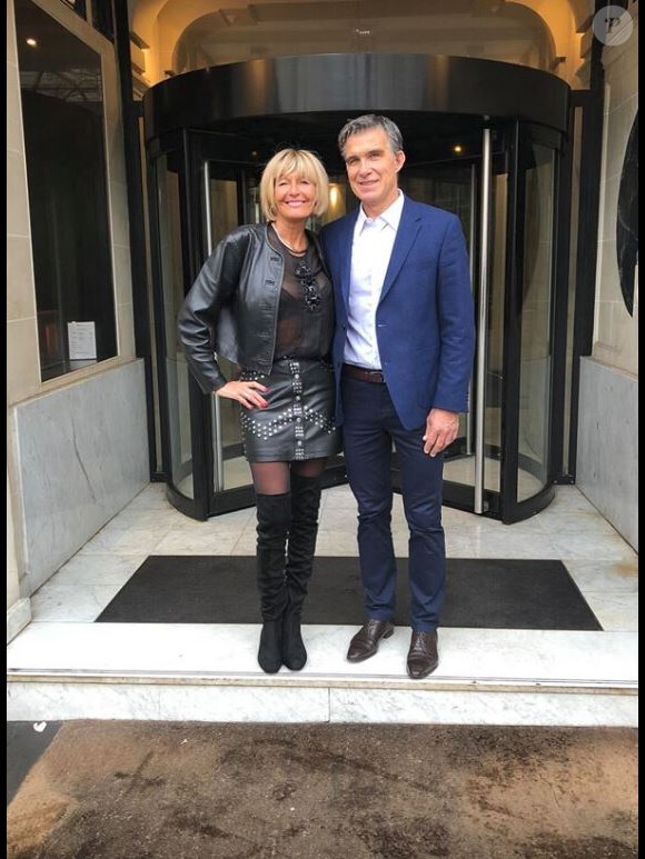 Annick de "L'amour est dans le pré" et son petit-ami Eric, Facebook, 2018