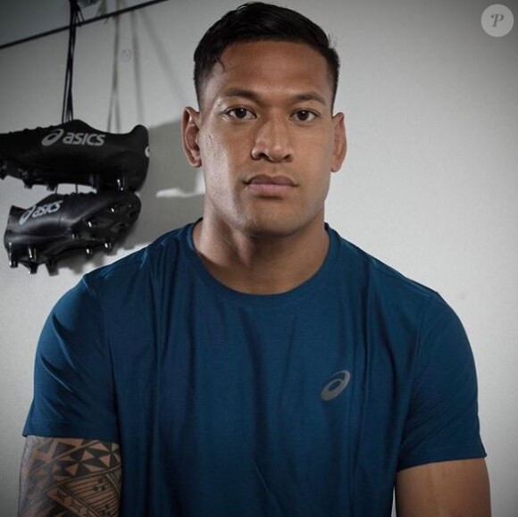 Israel Folau avec sa femme sur Instagram le 9 février 2017.