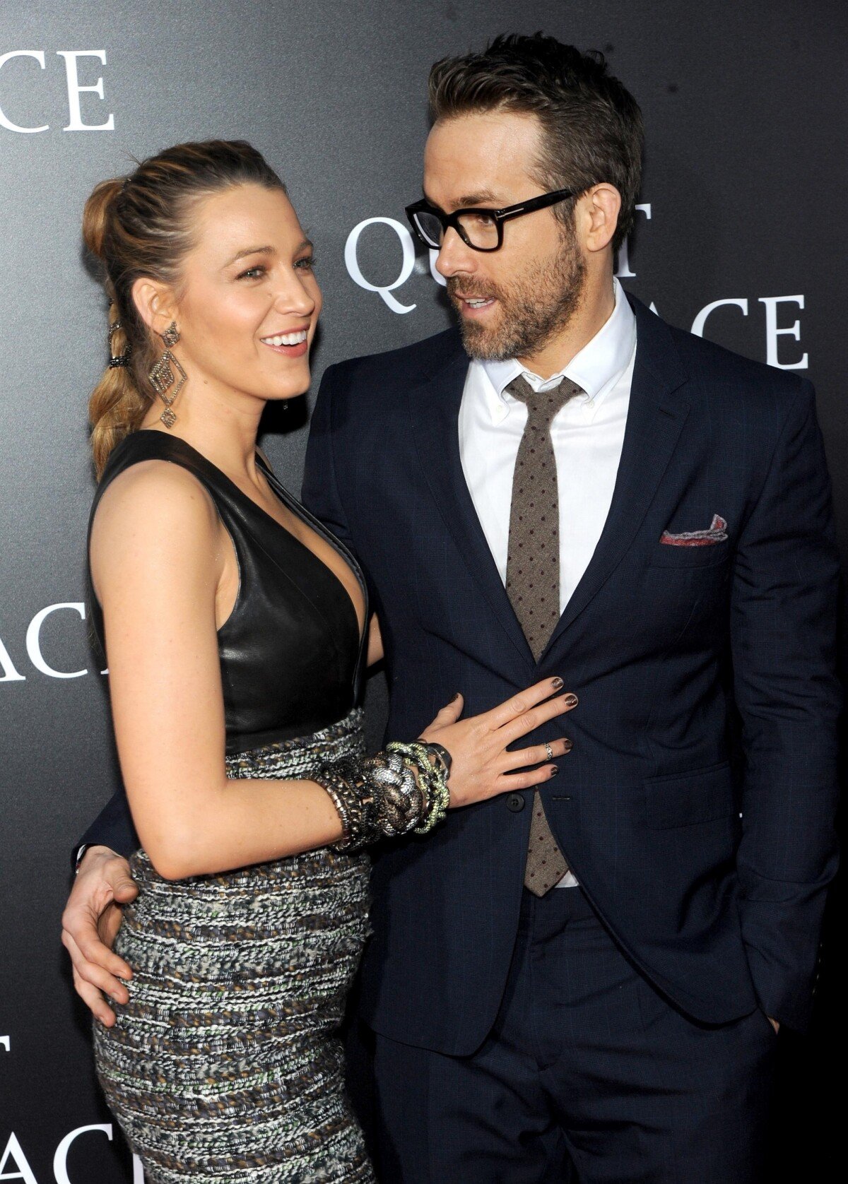 Photo Blake Lively Et Son Mari Ryan Reynolds People à La Première De A Quiet Place Au 