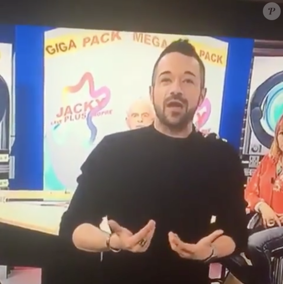 Phil Storm dans l'émission de Jacky sur IDF1, le 30 mars 2018.