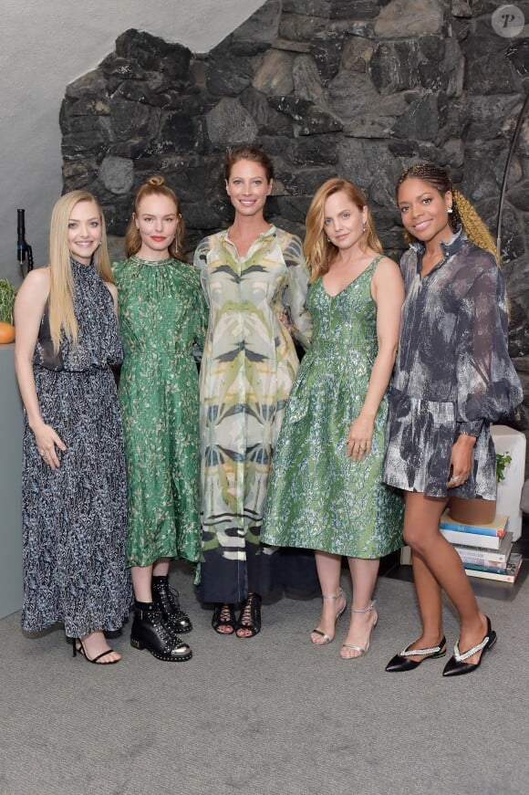 Amanda Seyfried, Kate Bosworth, Christy Turlington, Mena Suvari et Naomie Harris - Lancement de la collection Conscious Exclusive 2018 de H&M. Los Angeles, le 5 avril 2018.