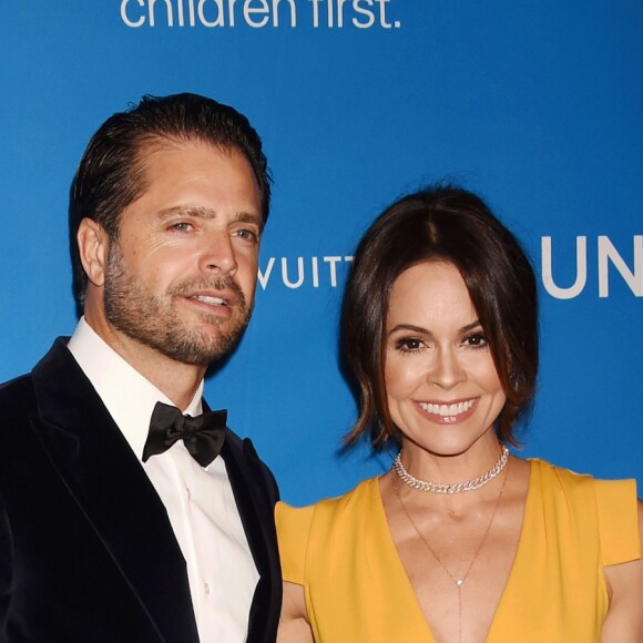 David Charvet et sa femme Brooke Burke-Charvet - 6ème soirée de gala biannuel UNICEF Ball 2016, en partenariat avec Louis Vuitton, à l'hôtel Beverly Wilshire Four Seasons à Beverly Hills, le 12 janvier 2016.