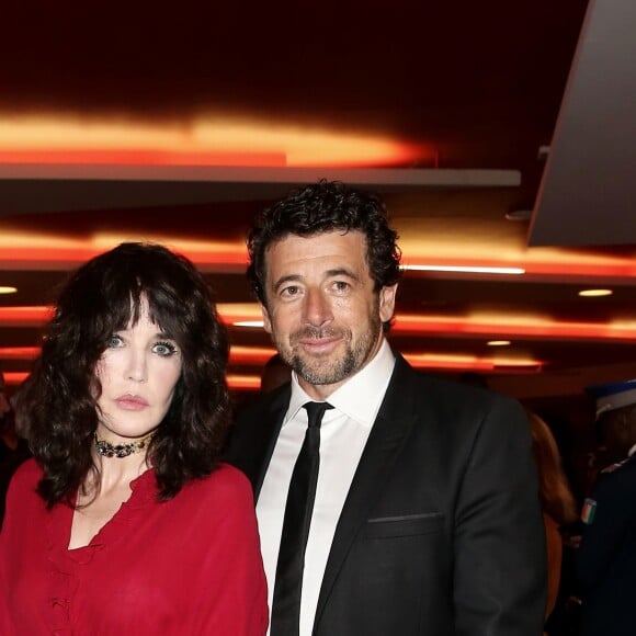 Exclusif - Isabelle Adjani et Patrick Bruel au dîner de gala à l'occasion du 20e anniversaire de la fondation Children Of Africa au Palais des Congrès Sofitel Hôtel Ivoire à Abidjan, le 16 mars 2018. © Dominique Jacovides/Bestimage