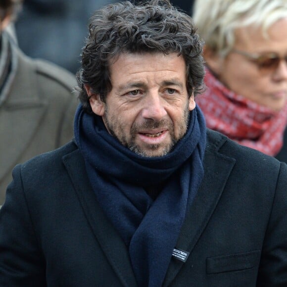 Patrick Bruel lors des obsèques de Johnny Hallyday à Paris le 9 décembre 2017. © Veeren / Bestimage