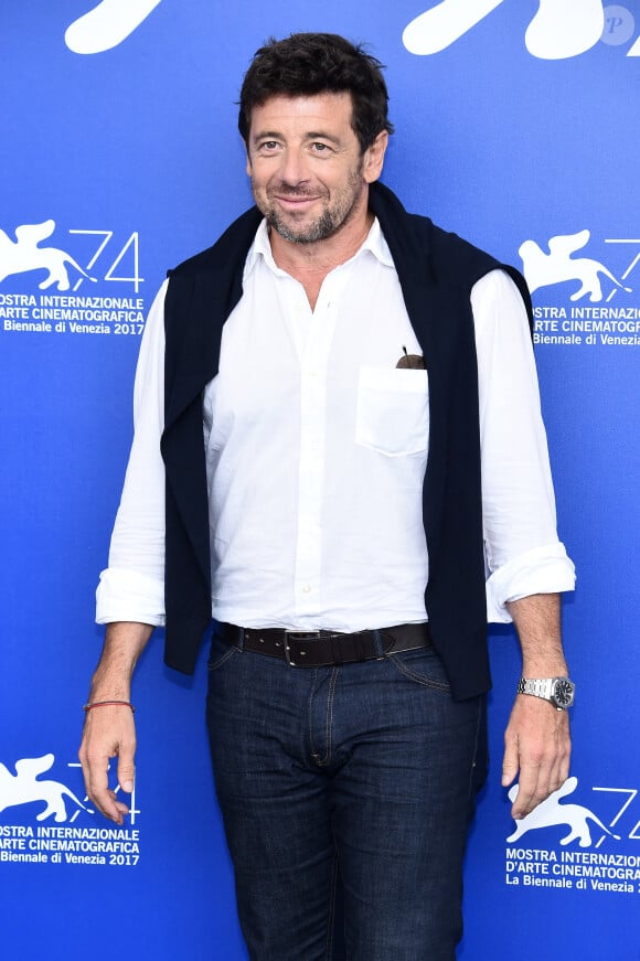 Patrick Bruel lors du photocall du film "Una Famiglia" lors du 74e Festival International du Film de Venise le 4 septembre 2017