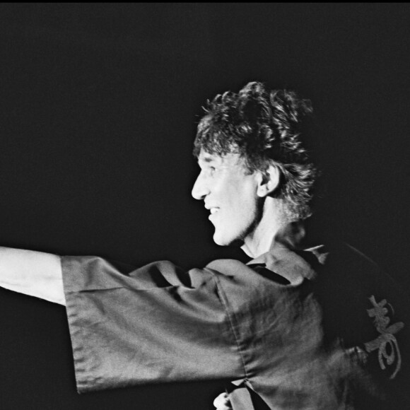 Jacques Higelin sur scène lors des Francofolies de la Rochelle le 10 juillet 1987