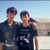 Jacques Higelin et Alain Bashung lors des Francofolies de la Rochelle le 10 juillet 1987