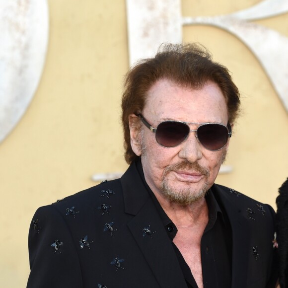 Archive - Johnny Hallyday et sa femme Laeticia à la présentation de la collection Dior croisière by Maria Grazia Chiuri à Calabasas, le 11 mai 2017.