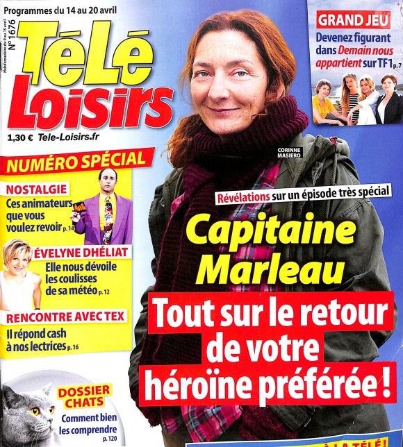 Magazine "Télé Loisirs", en kiosques le 9 avril 2018.