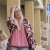 Exclusif - Tori Spelling quitte un salon de beauté en compagnie de trois de ses enfants et de son mari Dean McDermott à Calabasas le 31 mars 2018