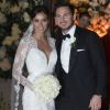 Christine et Frank Lampard lors de leur mariage à Londres le 20 décembre 2015.