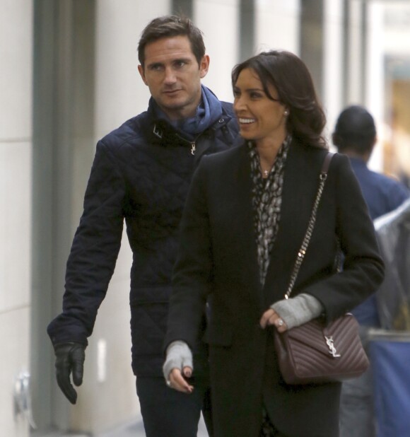 Frank Lampard et sa femme Christine en novembre 2015 à New York.
