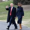 Donald et Melania Trump à la Maison Blanche à Washington. Le 19 mars 2018.