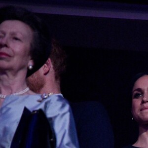 Le prince Harry et Meghan Markle - Concert au théâtre Royal Albert Hall à l'occasion du 92e anniversaire de la reine Elizabeth II d'Angleterre à Londres le 21 avril 2018.