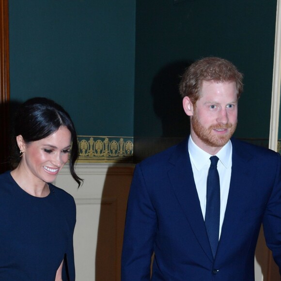 Le prince Harry et Meghan Markle - Concert au théâtre Royal Albert Hall à l'occasion du 92e anniversaire de la reine Elizabeth II d'Angleterre à Londres le 21 avril 2018.