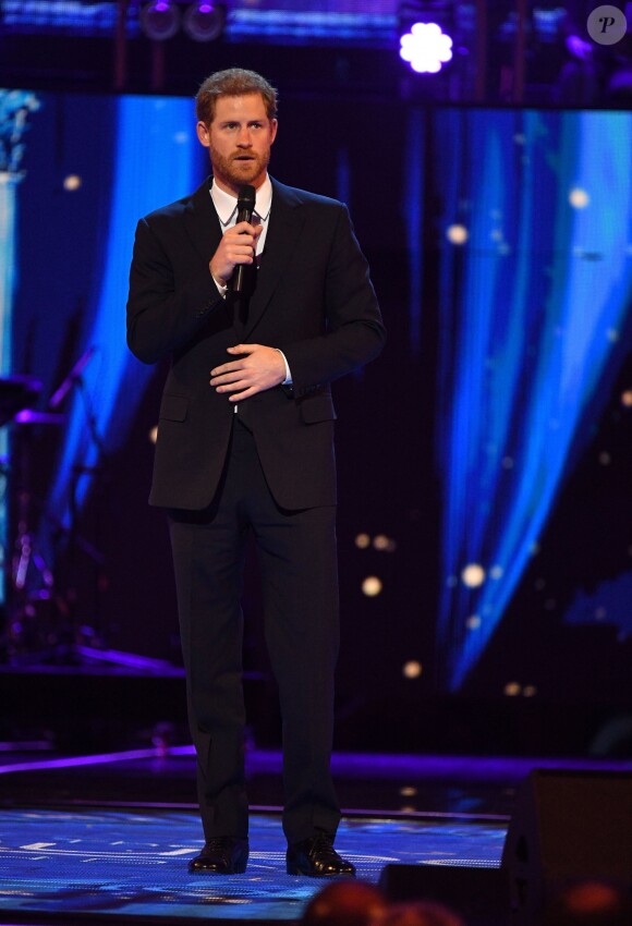 Prince Harry - Concert au théâtre Royal Albert Hall à l'occasion du 92e anniversaire de la reine Elizabeth II d'Angleterre à Londres le 21 avril 2018.