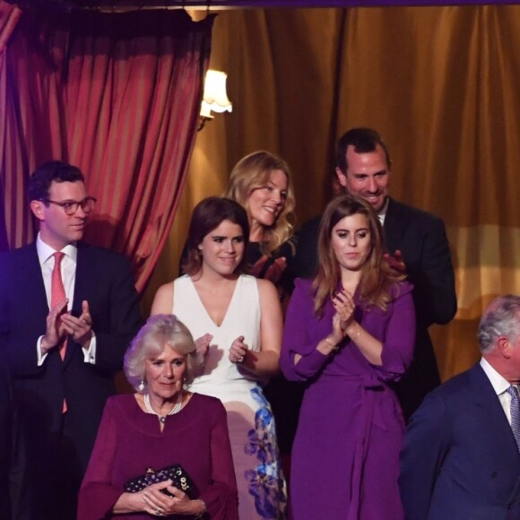 La famille royale d'Angleterre et la reine Elizabeth II d'Angleterre - Concert au théâtre Royal Albert Hall à l'occasion du 92e anniversaire de la reine Elizabeth II d'Angleterre à Londres le 21 avril 2018.