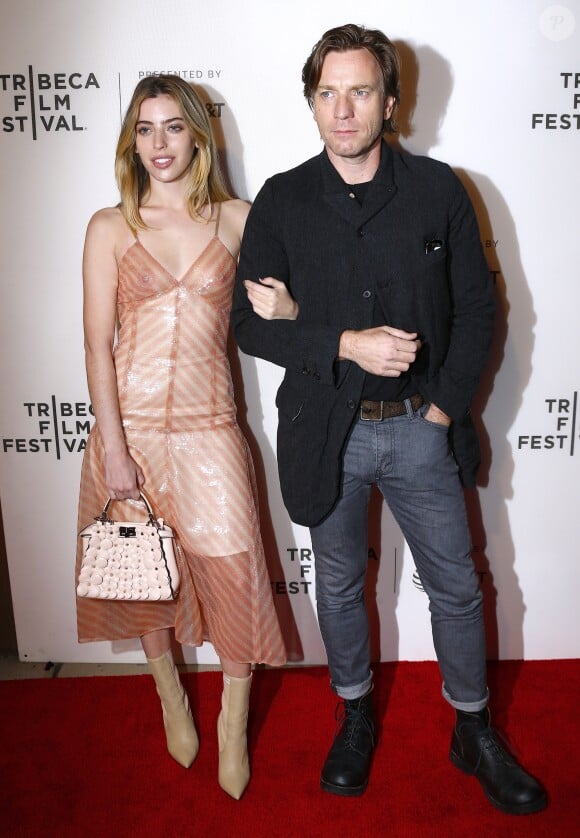 Ewan McGregor et sa fille Clara à l'avant-première de "Zoe" au Tribeca Film Festival à New York, le 21 avril 2018.
