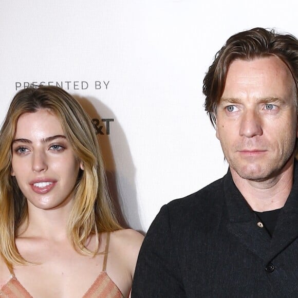 Ewan McGregor et sa fille Clara à l'avant-première de "Zoe" au Tribeca Film Festival à New York, le 21 avril 2018.